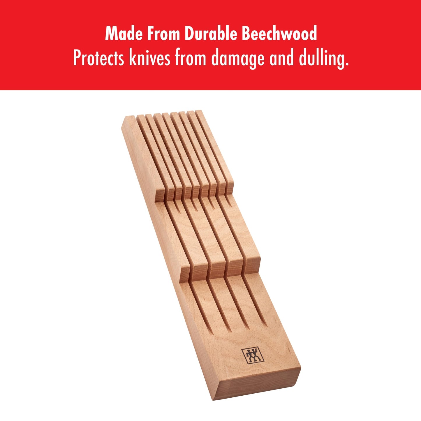8 Slot In Drawer Knife Block