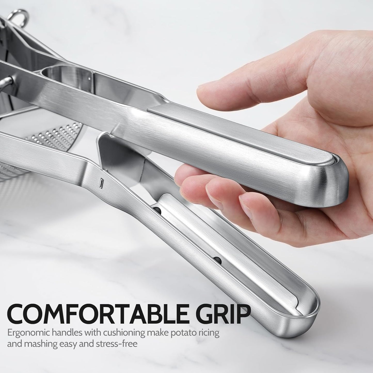 Potato Ricer, Sopito Stainless Steel Potato Masher for Commercial and Home Use - Culinary Roots