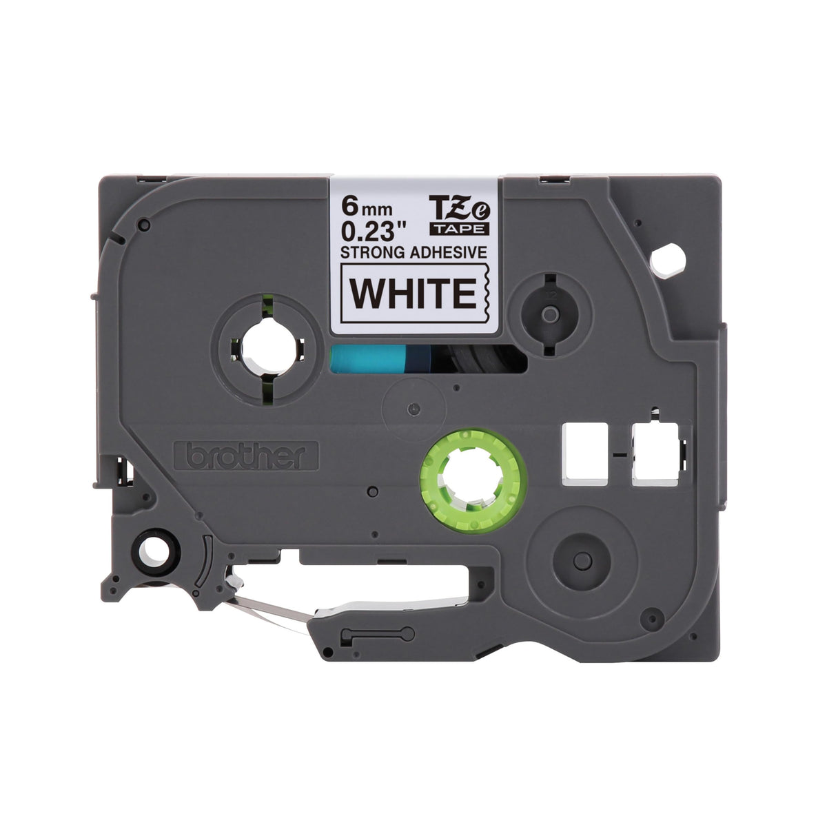Genuine P Touch TZe Black Print on White Label Tape