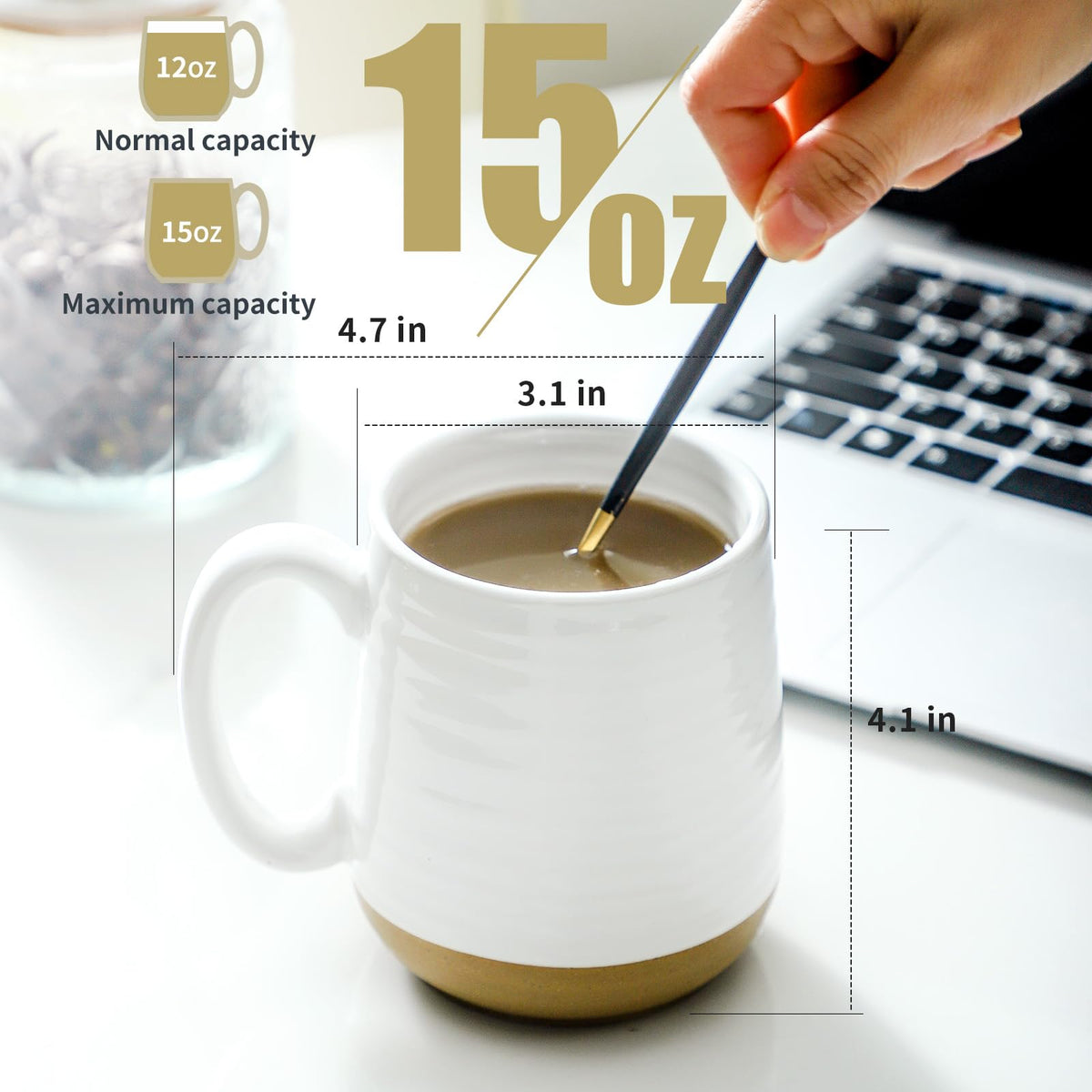 Coffee Mugs Set of 6 (6 Count)