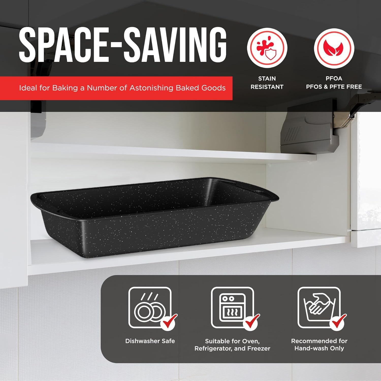 BAKKENMASTER Loaf Pan Set 1-Piece - Deluxe Nonstick Carbon Steel Bakeware for Perfect Bread and Cakes – Dishwasher Safe, Premium Pans for Home Baking - Culinary Roots