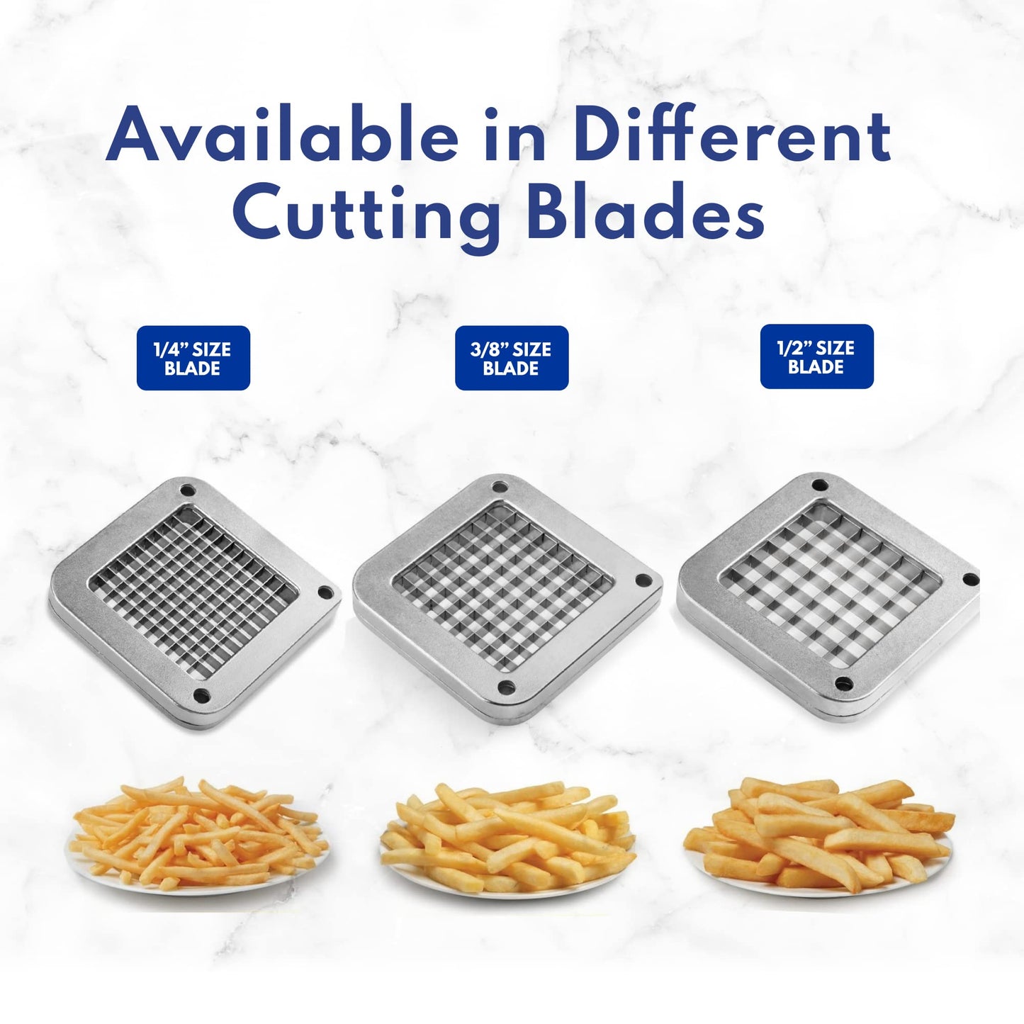 New Star Food Service 42313 Commercial Restaurant French Fry Cutter with Suction Feet