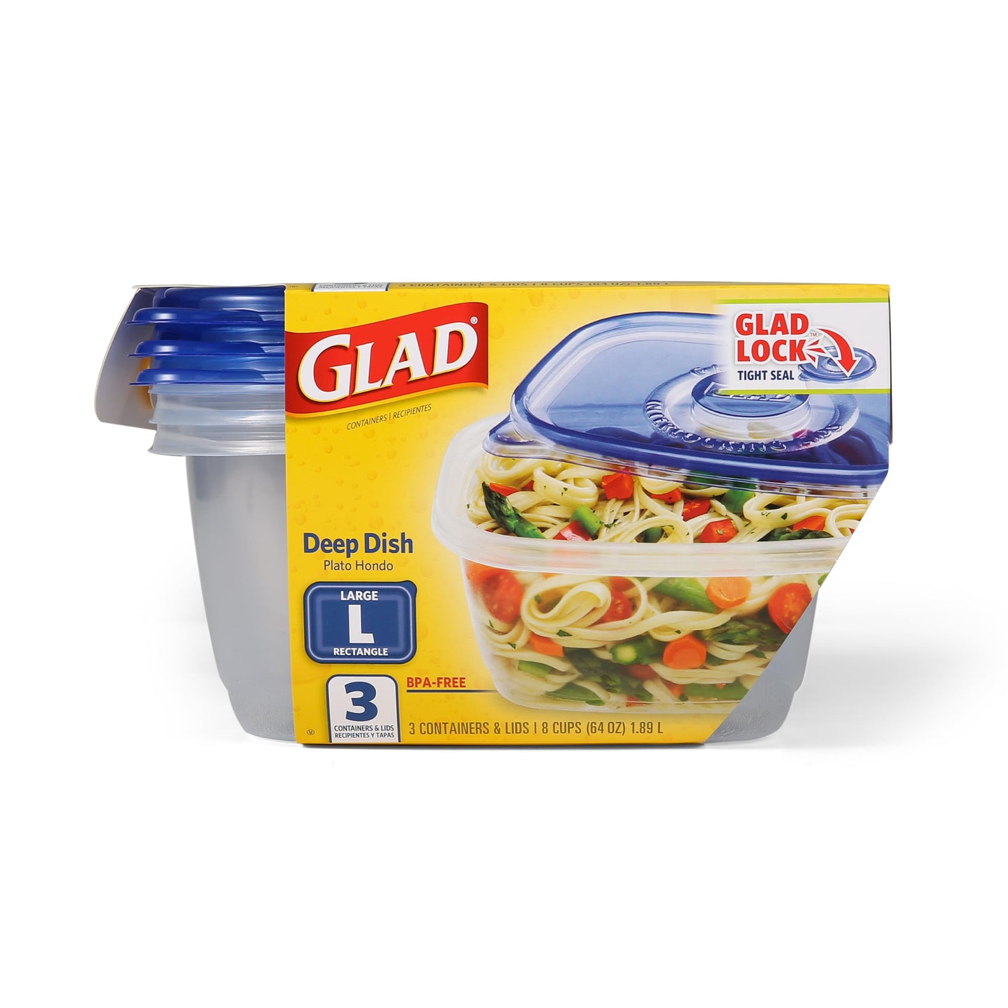 GladWare Deep Dish Food Storage Containers (18 Count)