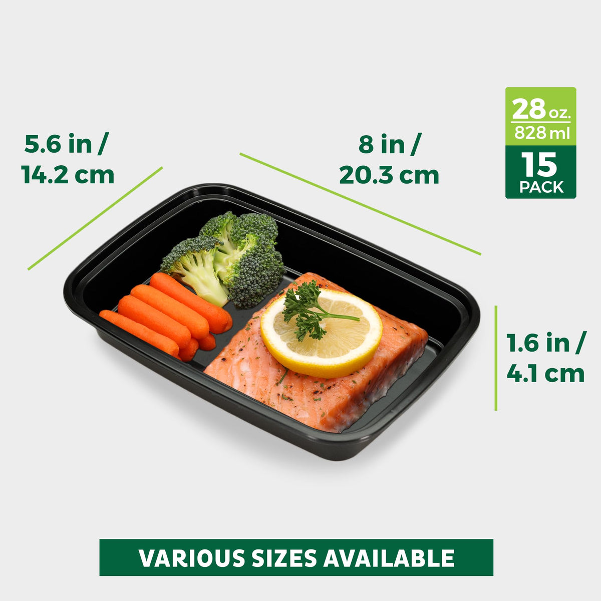 Meal Prep Containers 15 Count