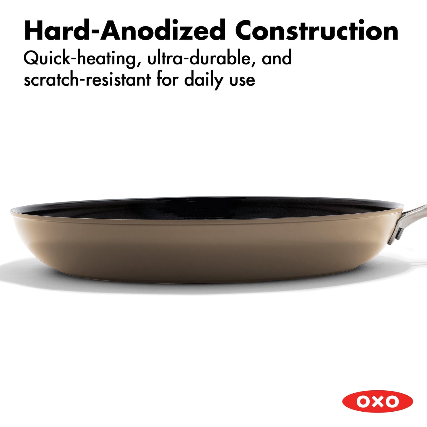 Enhanced 12” Nonstick Frying Pan Skillet with Lid