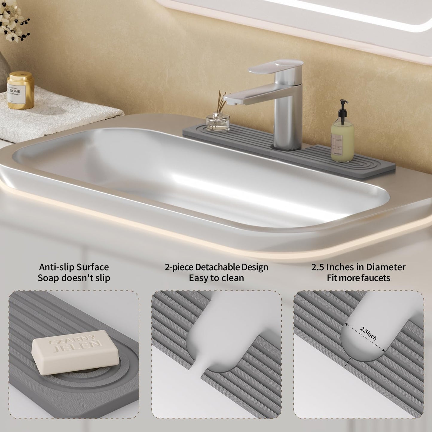 Faucet Mat for Kitchen Sink
