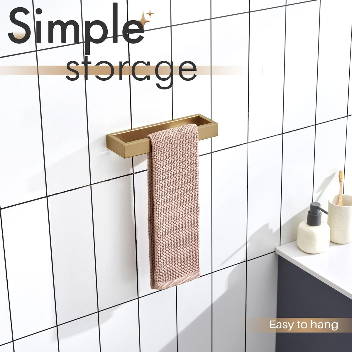 Towel Ring Wall Mount Hand Towel Racks 9