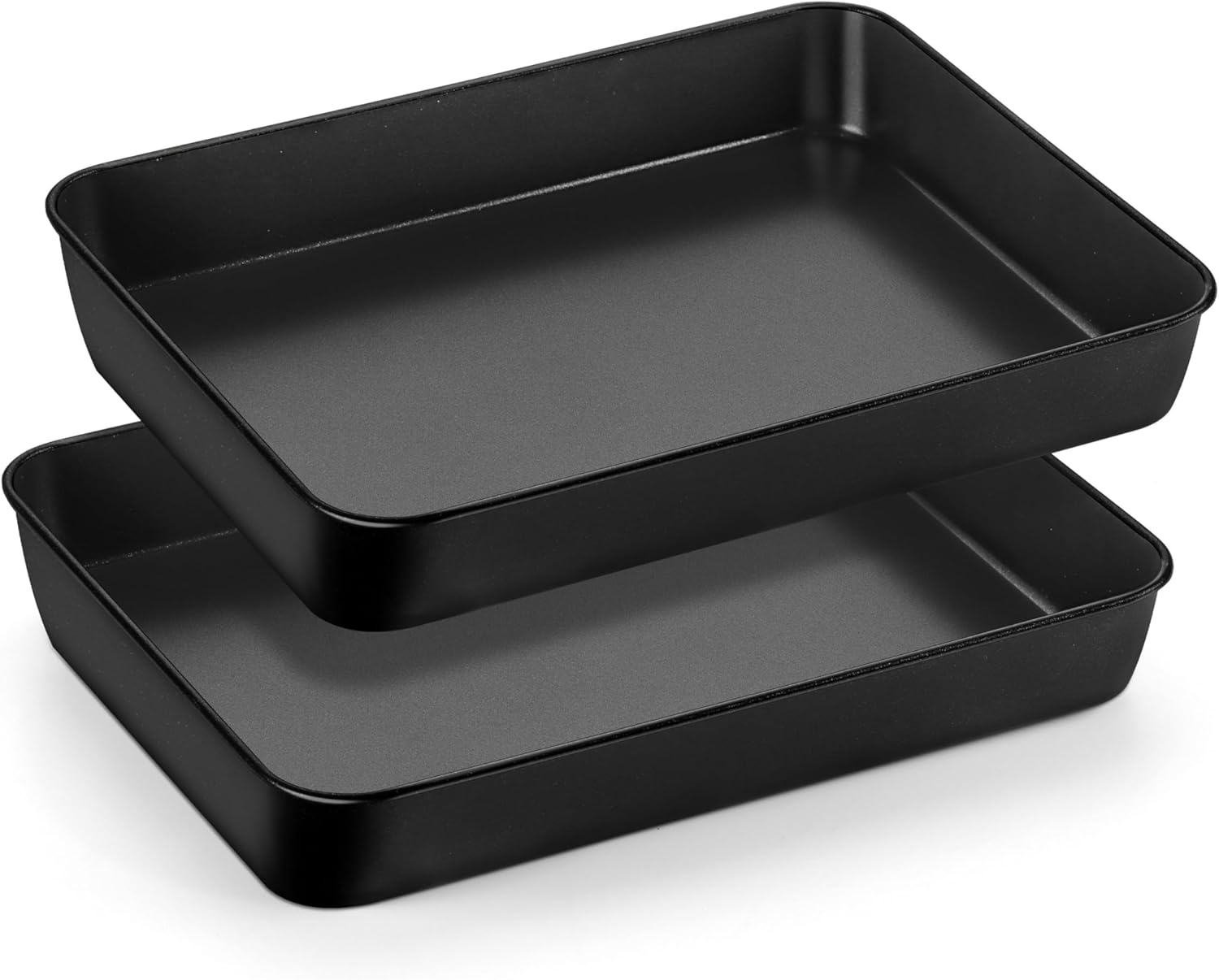 LIANYU 12⅓ x 9¾ x 2 Inch Cake Pan Set of 2, Rectangle Non-stick Baking Pan, Stainless Steel Bakeware for Lasagna Brownies Casseroles, Healthy & Easy Release - Culinary Roots