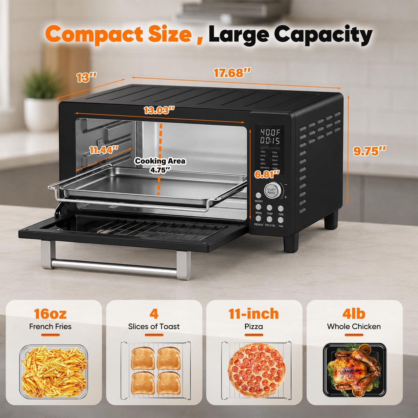 Bravo Pro Convection Air Fryer Combo