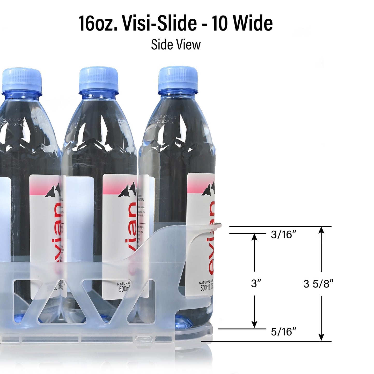 Visi Slide Gravity Fed Organizer for 12 (2 Count)