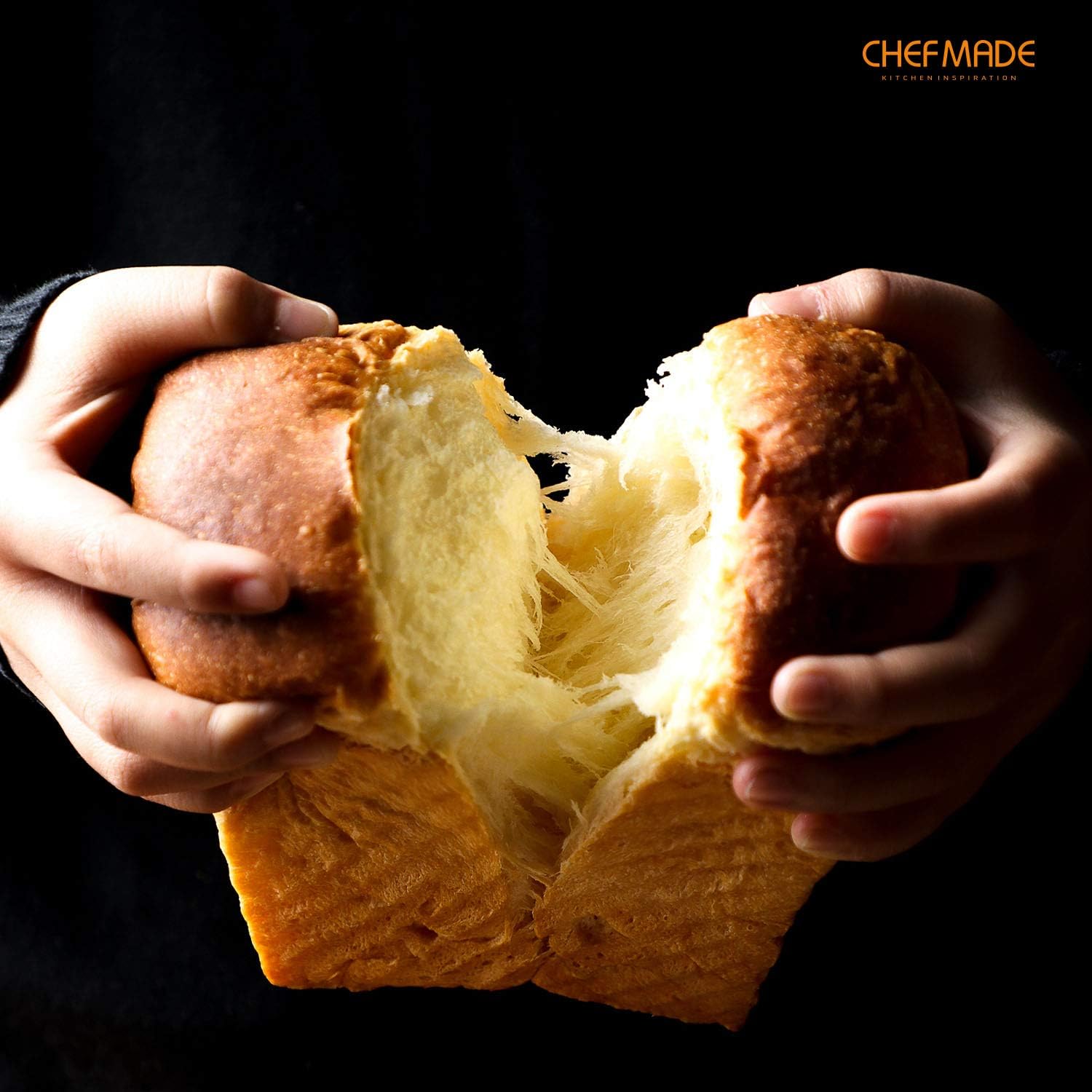 CHEFMADE Pullman Loaf Pan with Lid, 1Lb Dough Capacity Non-Stick Rectangle Corrugated Toast Box for Oven Baking 4.2" x 7.7"x 4.4"(Champagne Gold) - Culinary Roots