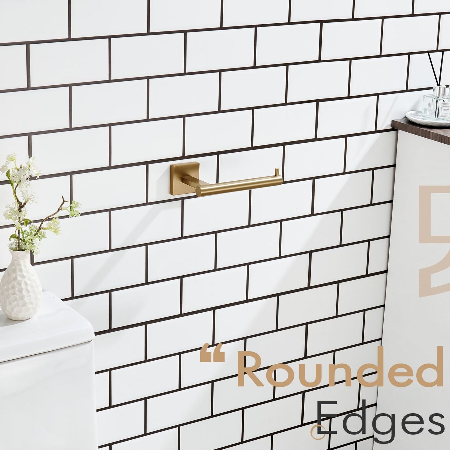 Toilet Paper Holder Champagne Bronze Toilet Roll Holder Hold Mega Rolls Kitchen Bathroom Tissue Paper Dispenser Stainless Steel