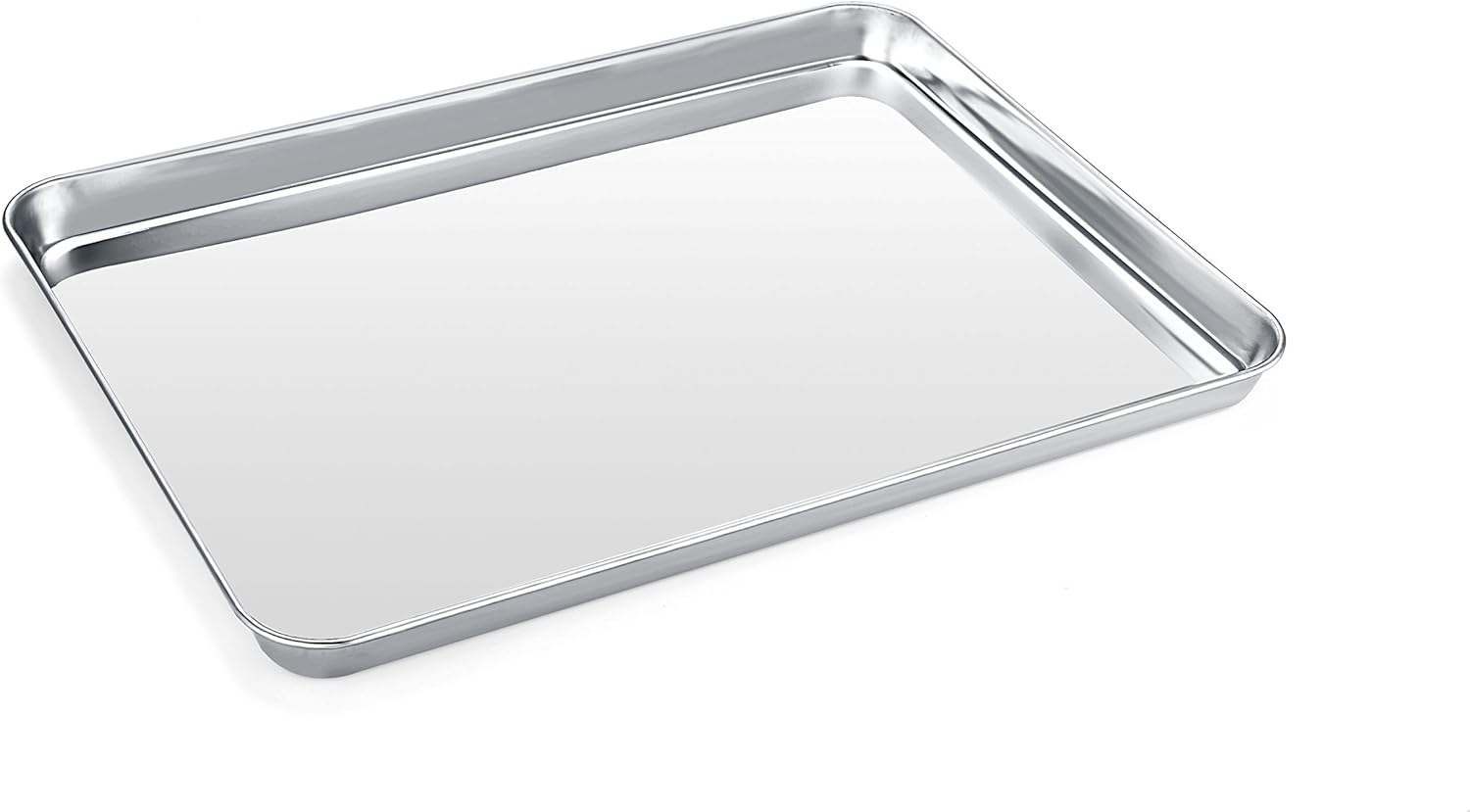 Stainless Steel Baking Sheet Cookie Tray, Cookie Sheet for Toaster Oven Baking Pan Tray, Jelly Roll Pan Size 16 x 12 x 1 Inch Easy Clean & Non-stick & Non-toxic & Dishwasher Safe - Culinary Roots