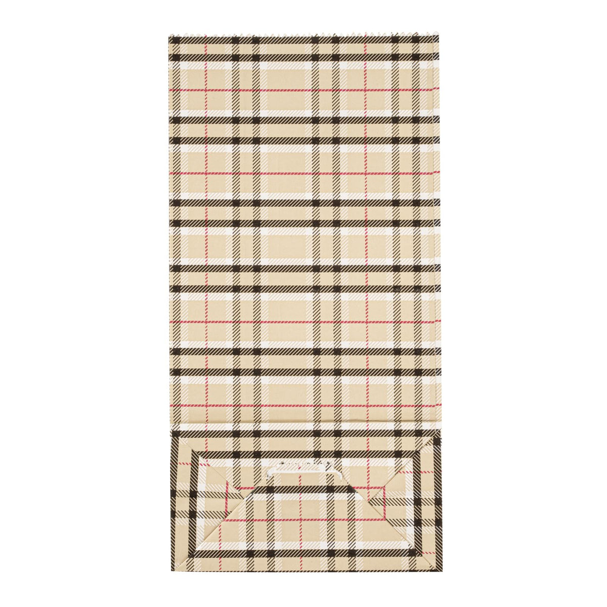 Paper Plaid Bag (100 Count)