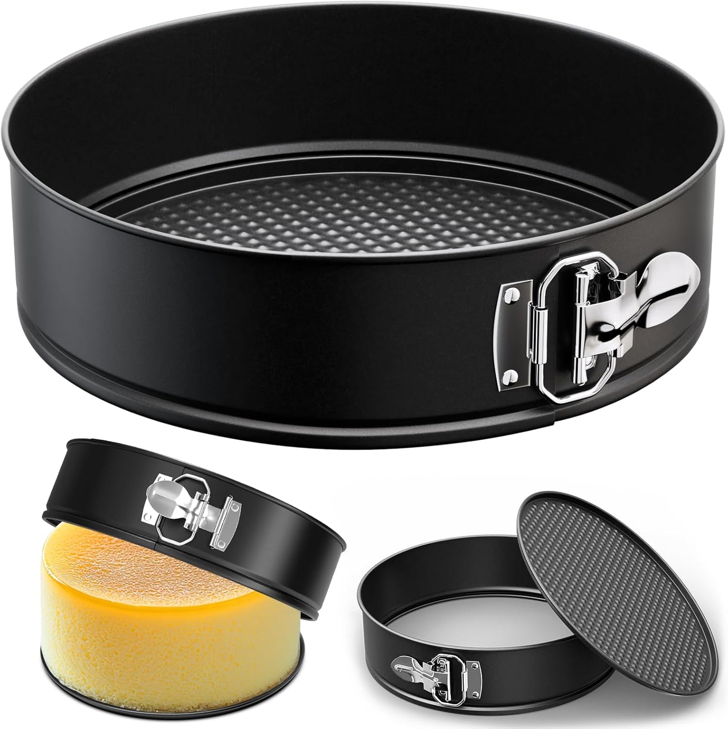 10 Inch Springform Pan with Removable Bottom, Non-stick Round Spring Form Cake Mold Cheesecake Pan For Baking - Culinary Roots