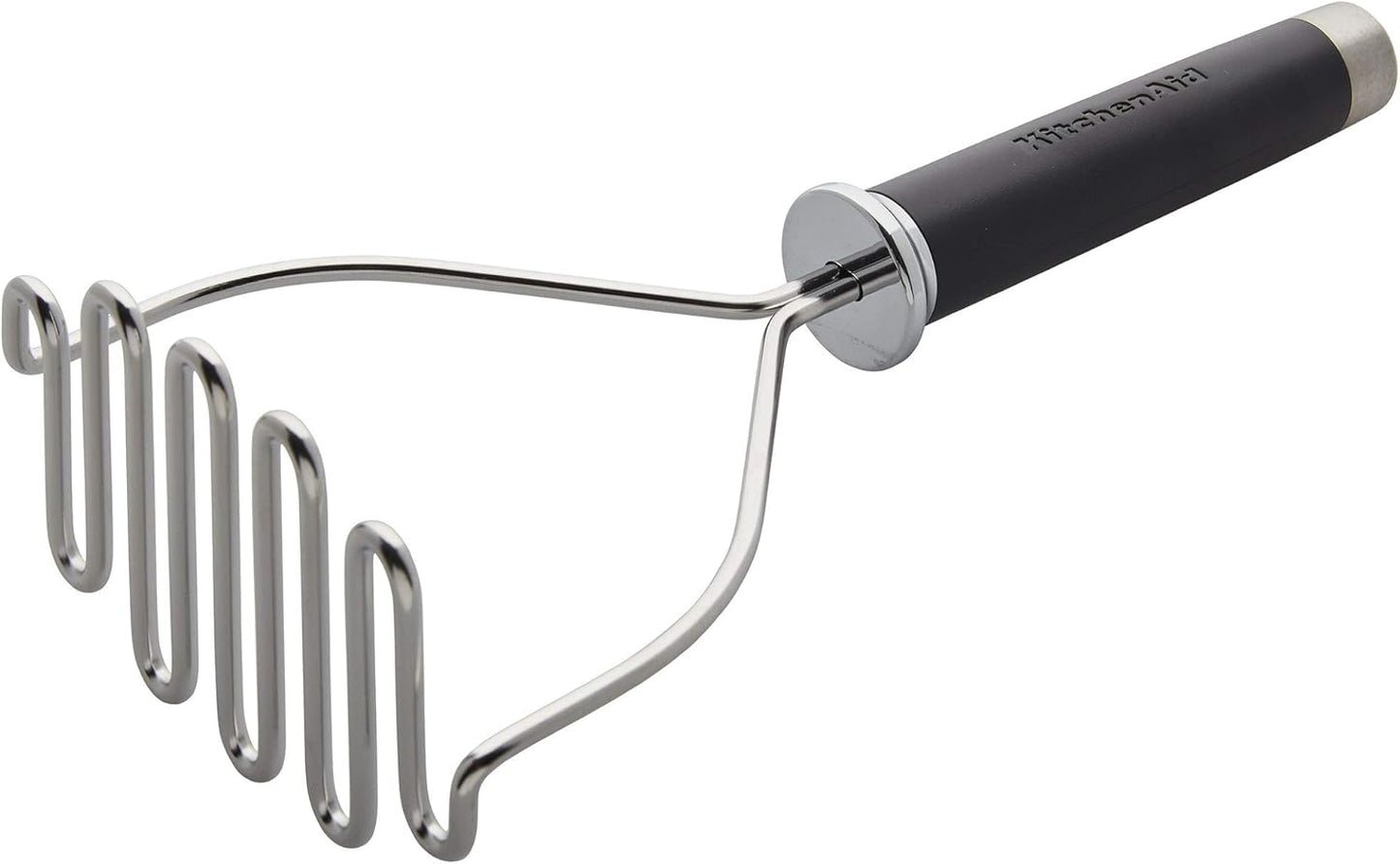 KitchenAid Gourmet Stainless Steel Wire Masher, 10.24-Inch, Black - Culinary Roots