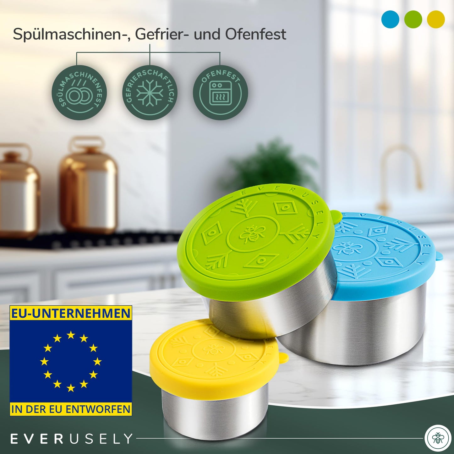 Stainless Steel Snack Containers
