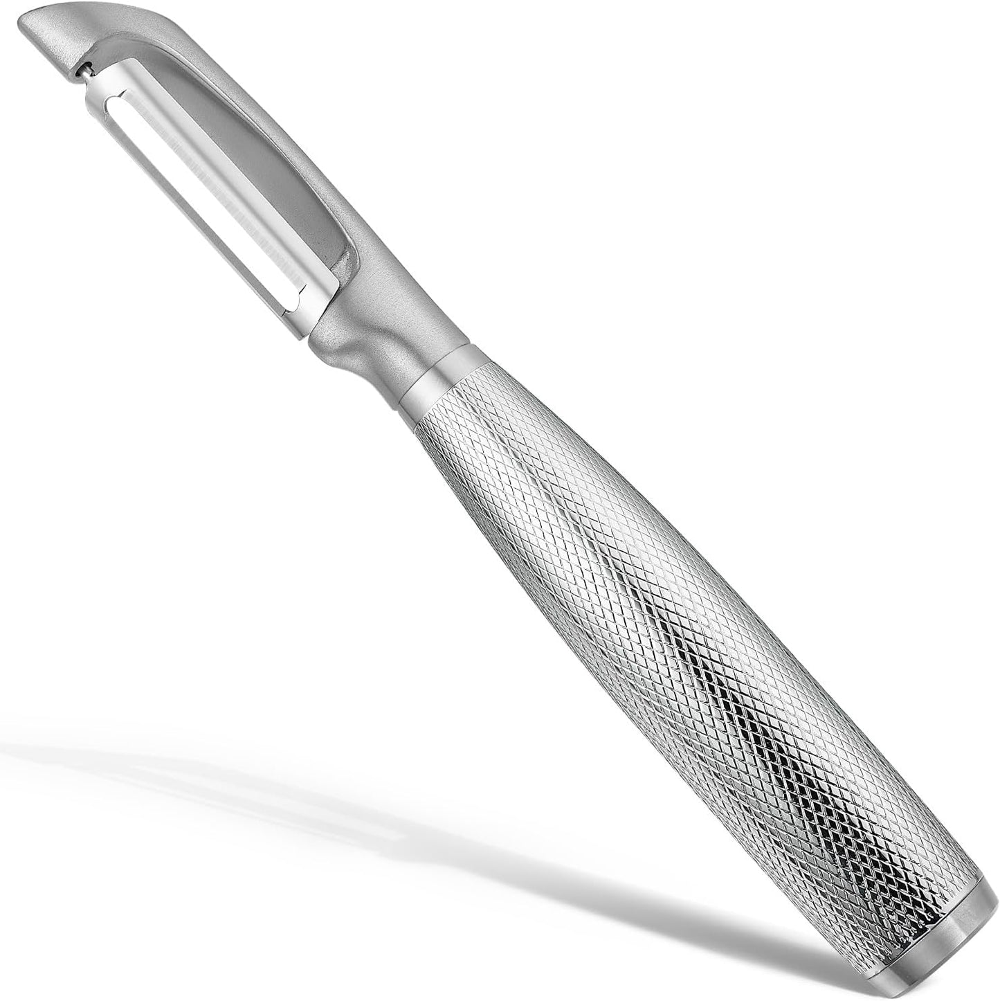 I-Type Vegetable Peeler, Silver Chrome Finish, 304 Stainless Steel Blade, Ultra Sharp Potato Peeler for Apples, Carrots, Heavy Duty Kitchen Peeler - Culinary Roots