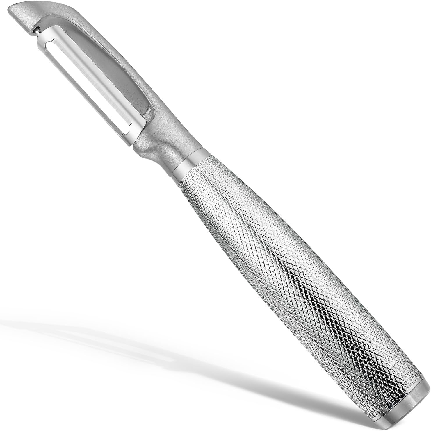 I-Type Vegetable Peeler, Silver Chrome Finish, 304 Stainless Steel Blade, Ultra Sharp Potato Peeler for Apples, Carrots, Heavy Duty Kitchen Peeler - Culinary Roots