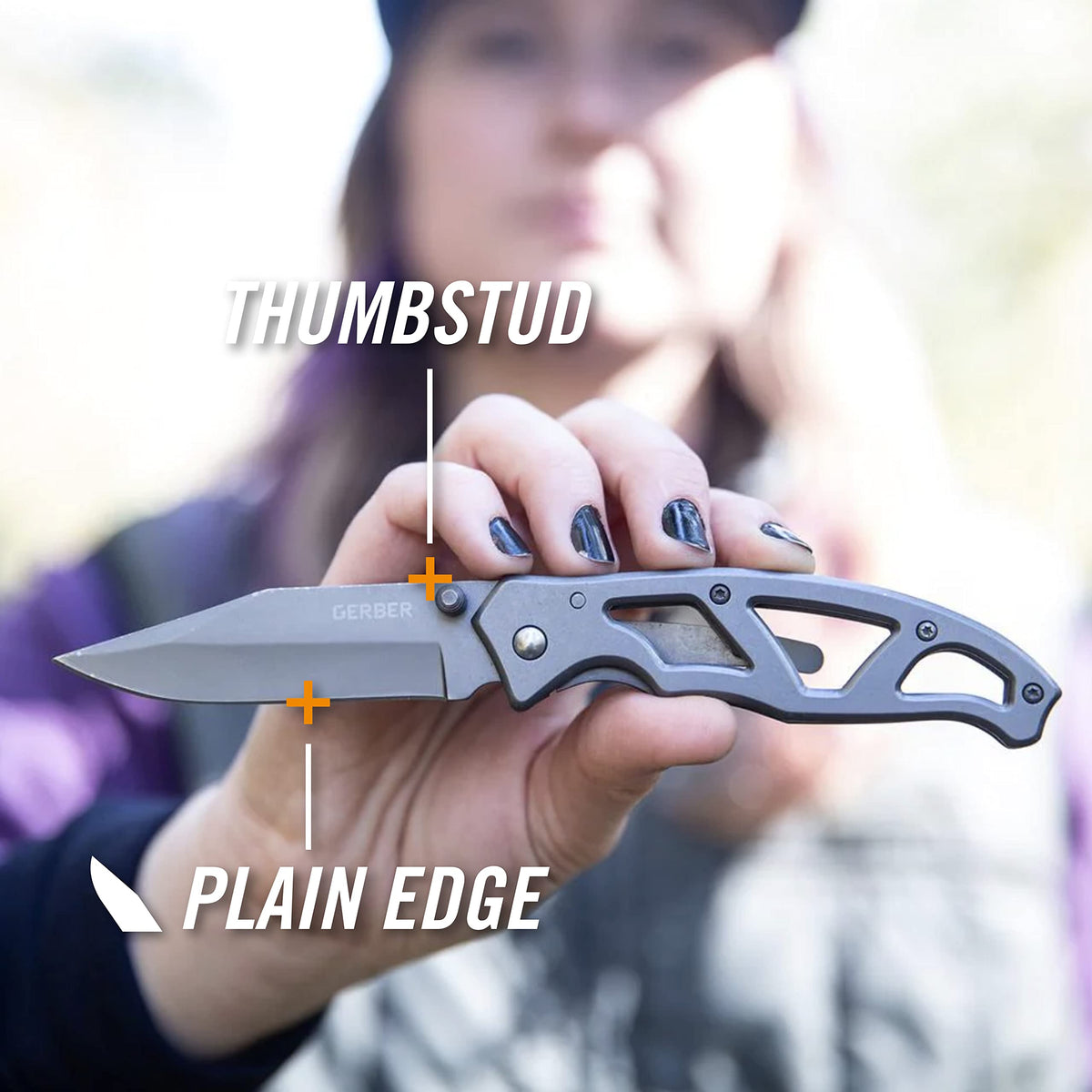 Gear Paraframe I EDC Folding Pocket Knife with Clip