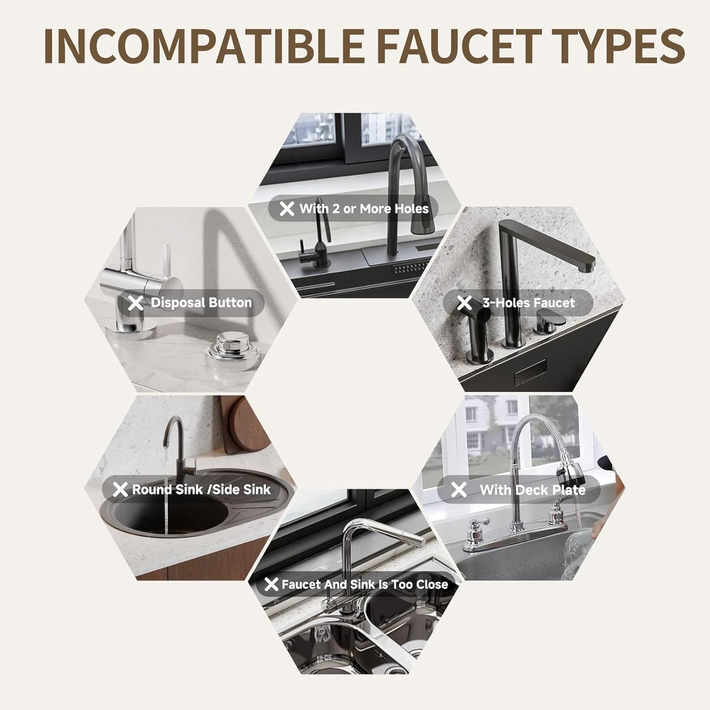 Faucet Mat for Kitchen Sink, Diatomite Stone Drying Sink Protectors, Bathroom Faucet Splash Guard, Quick Dry Water Absorbing, Non-Slip Stone Tray for Kitchen Counter, Grey, 15.7" x 3.9" - Culinary Roots