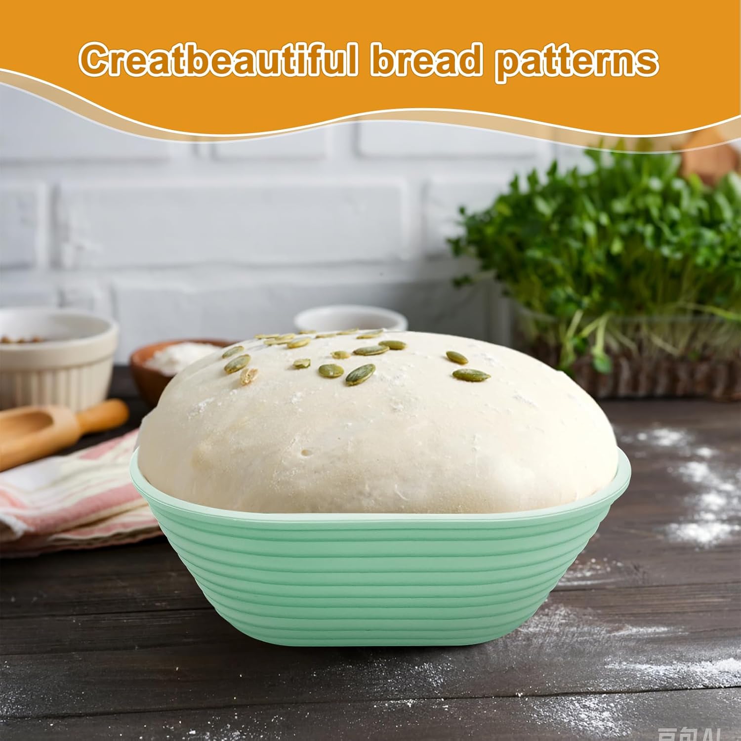 Silicone Banneton, Sourdough Bread Baskets (Set of 5, 6.5 Inch), Mini Oval Proofing Bowls, Bread Making Baking Supplies, Banneton proofing basket for Sourdough Baking - Culinary Roots