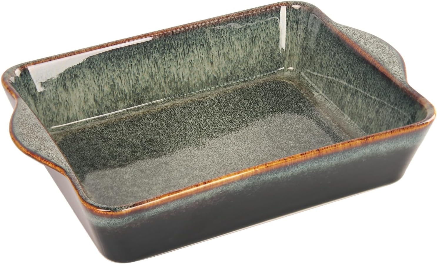 Ceramic Casserole Baking Dish, 2 Quarts Baking Dish for Oven, Lasagna Pans, Oven Safe Durable Bakeware for Kitchen Home Decor, Banquet and Dinner, Rectangular 1 PCS 10 x 8 Inch - Culinary Roots
