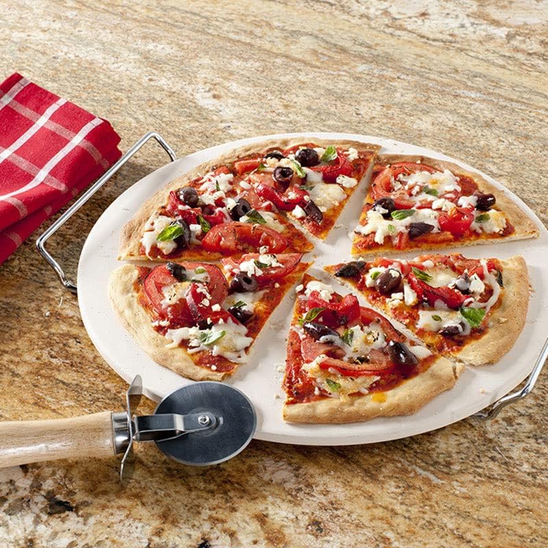 Tan Pizza Stone Set