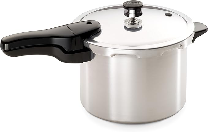 Presto 01362 6-Quart Stainless Steel Pressure Cooker & 01264 6-Quart Aluminum Pressure Cooker