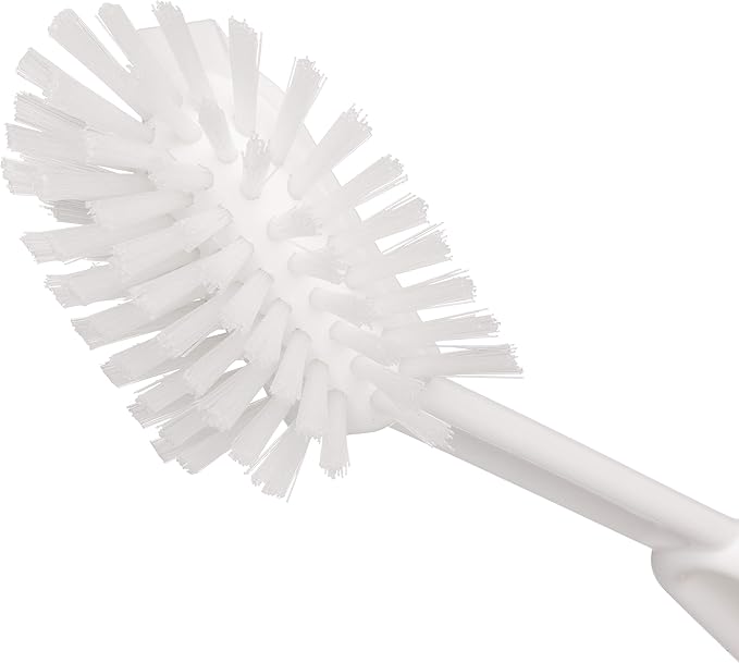 Redecker White Line Nylon Dish Brush, High-Grade Nylon Bristles, Dishwasher Safe, 10-3/5-inches, Made in Germany
