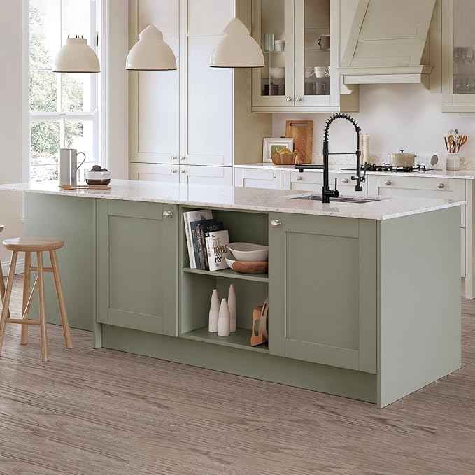 Fapully Commercial Single Handle Pull Down Sprayer Oil Rubbed Bronze Kitchen Faucet, Kitchen Sink Faucet with LED Light