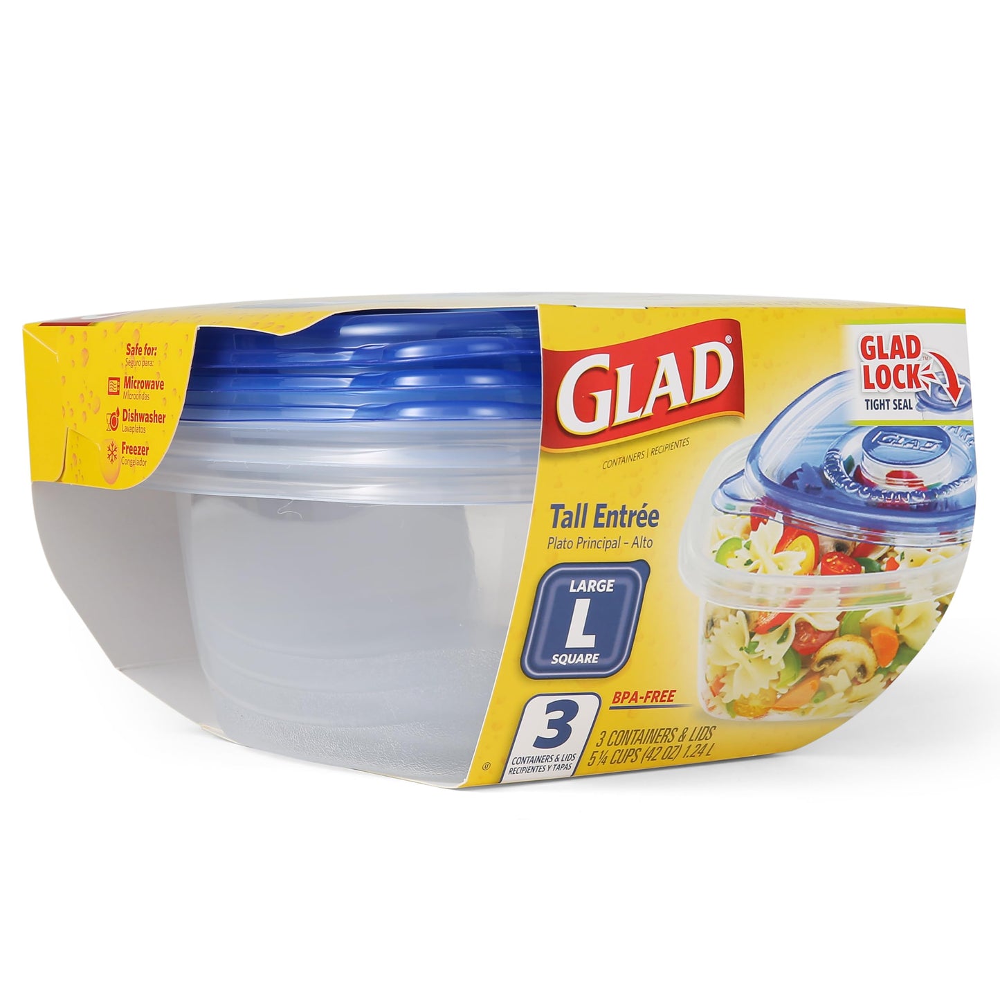 GladWare Tall Entree Containers (6 Count)