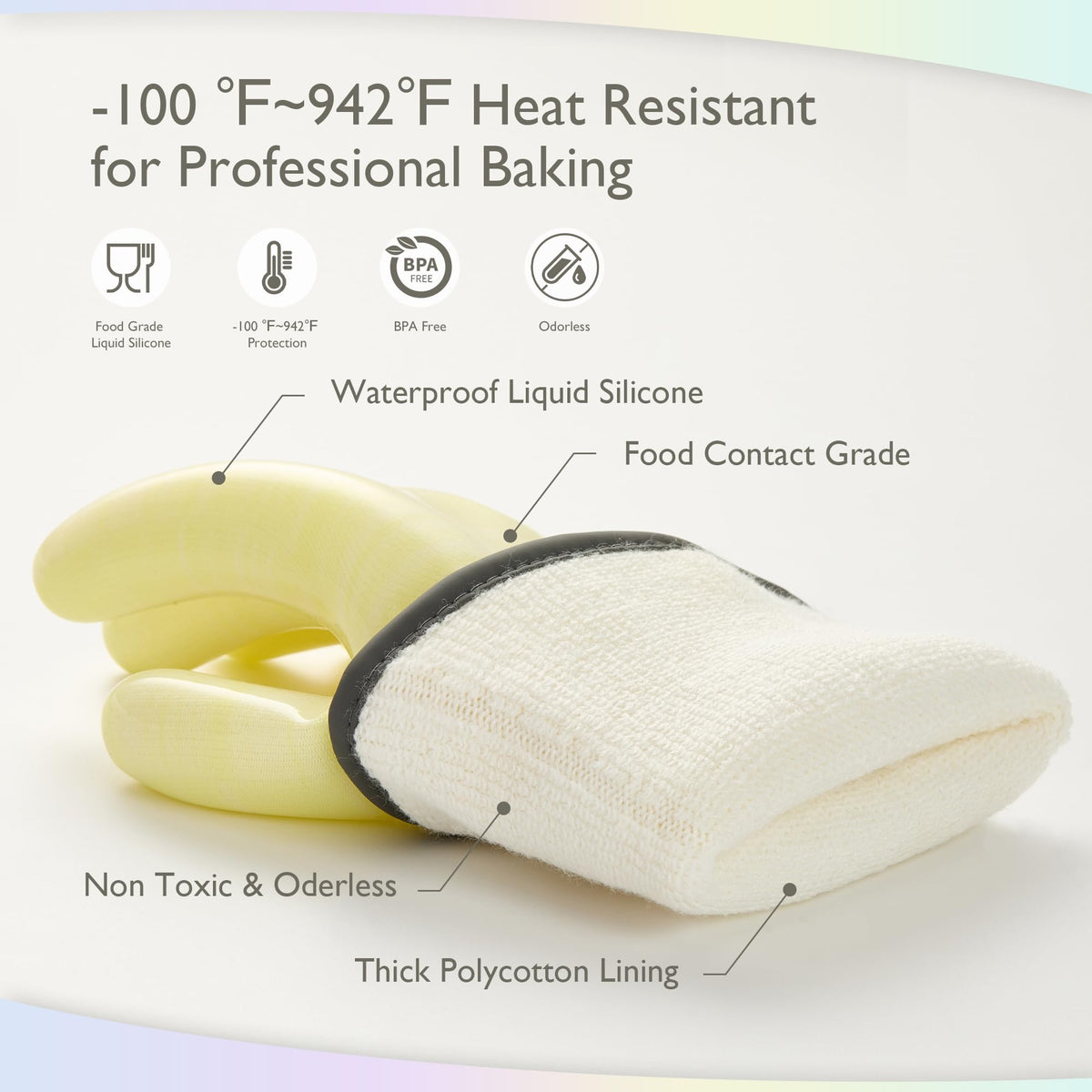 Heat Resistant Oven Gloves