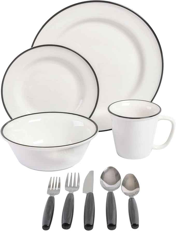 Gibson Home 95 Piece Kitchen in a Box Pots and Pans Cookware, Plates and Bowls Dinnerware, Cutlery Knife Block, Flatware Utensils, Tools & Gadgets, Storage, Glasses Set
