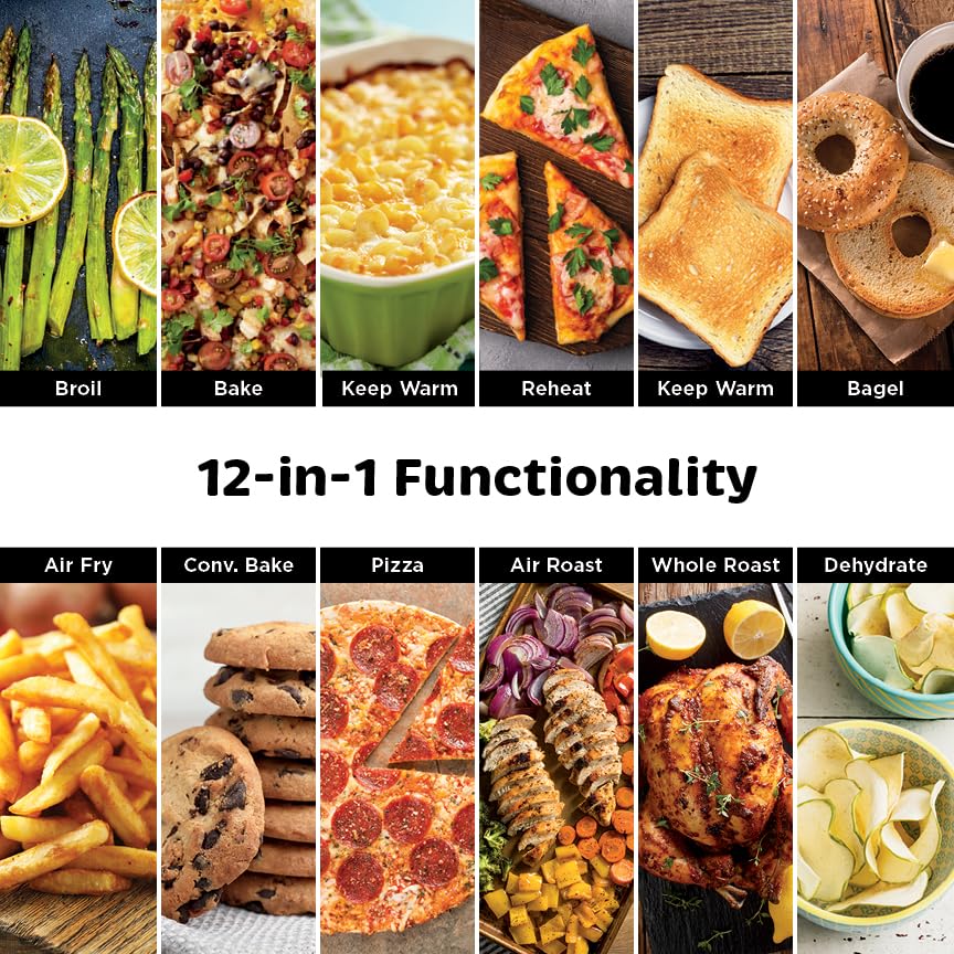 DCT451 12-in-1 Smart Double Oven with FlexDoor, Thermometer, FlavorSeal, Smart Finish, Rapid Top Convection and Air Fry Bottom , Stainless Steel