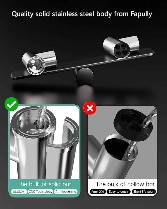 Fapully Commercial Pull Down Kitchen Sink Faucet with Sprayer Brushed Nickel