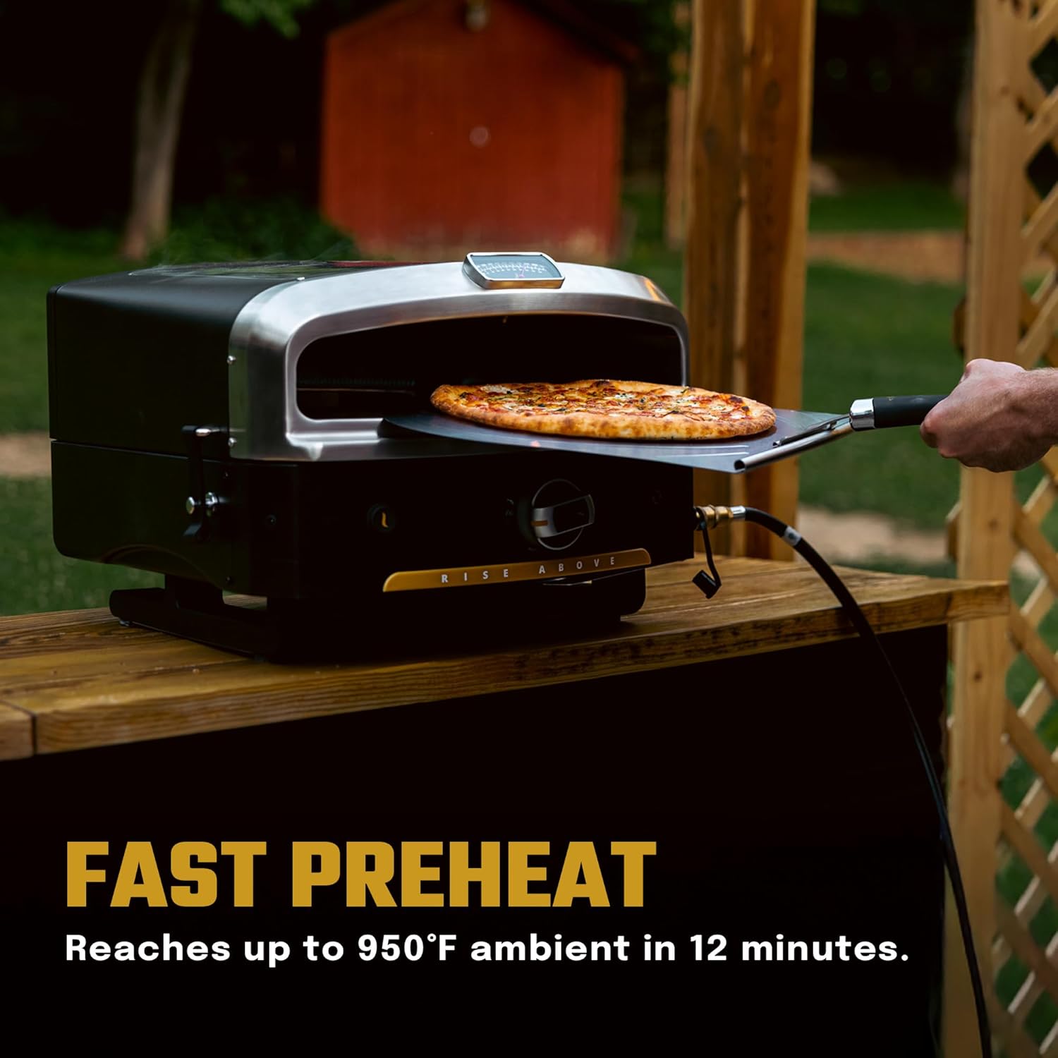 Halo Versa 16 Propane Gas Outdoor Pizza Oven with Rotating Cooking Stone | Portable Appliance for all Outdoor Kitchens - Culinary Roots