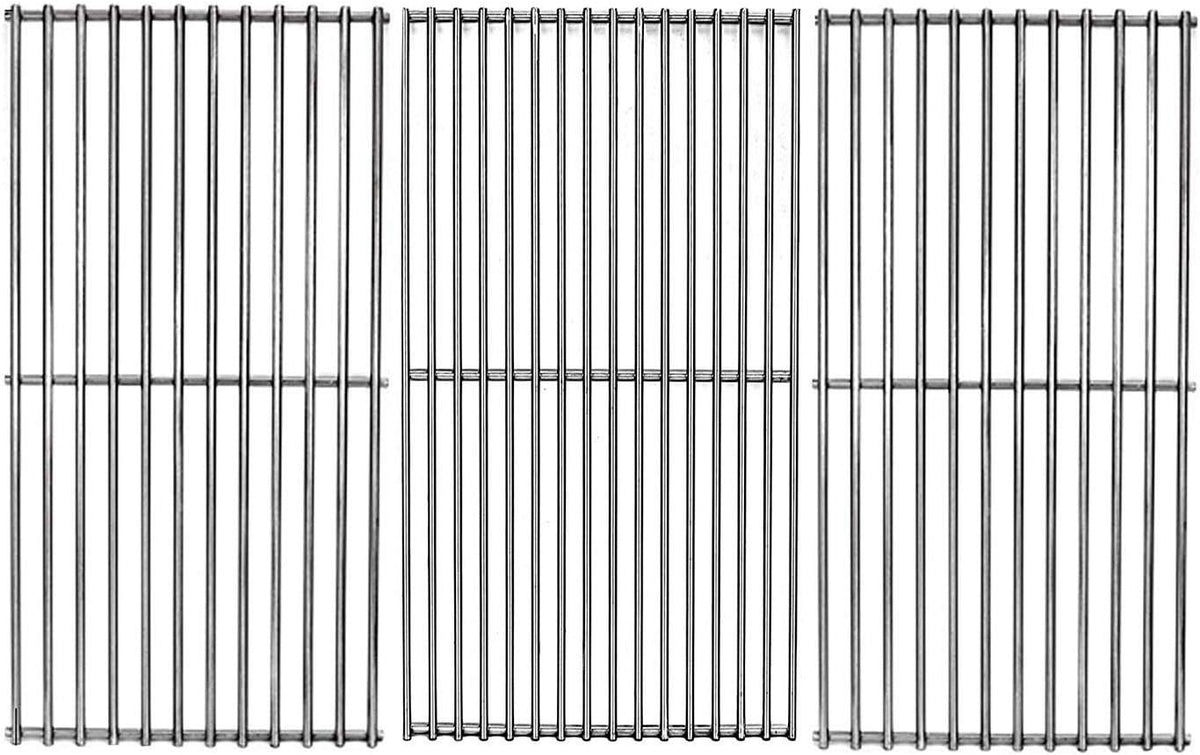 S6301C (3-Pack) 18 3/4" Stainless Steel Cooking Grid for BBQ Tek GSC3219TA, GSC3219TN, Master Forge B10LG25 Members Mark B09SMG1-3F, B09SMG-3, BQ05046-6, BQ05046-6A, BQ06042-1 Grill