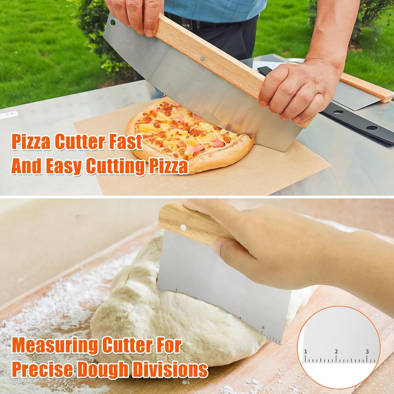 Hisencn 13" Ceramic Pizza Steel for Home Ovens - 20X Faster Heating, Crispy Crust Kit with Aluminum Peel & Tools - Culinary Roots
