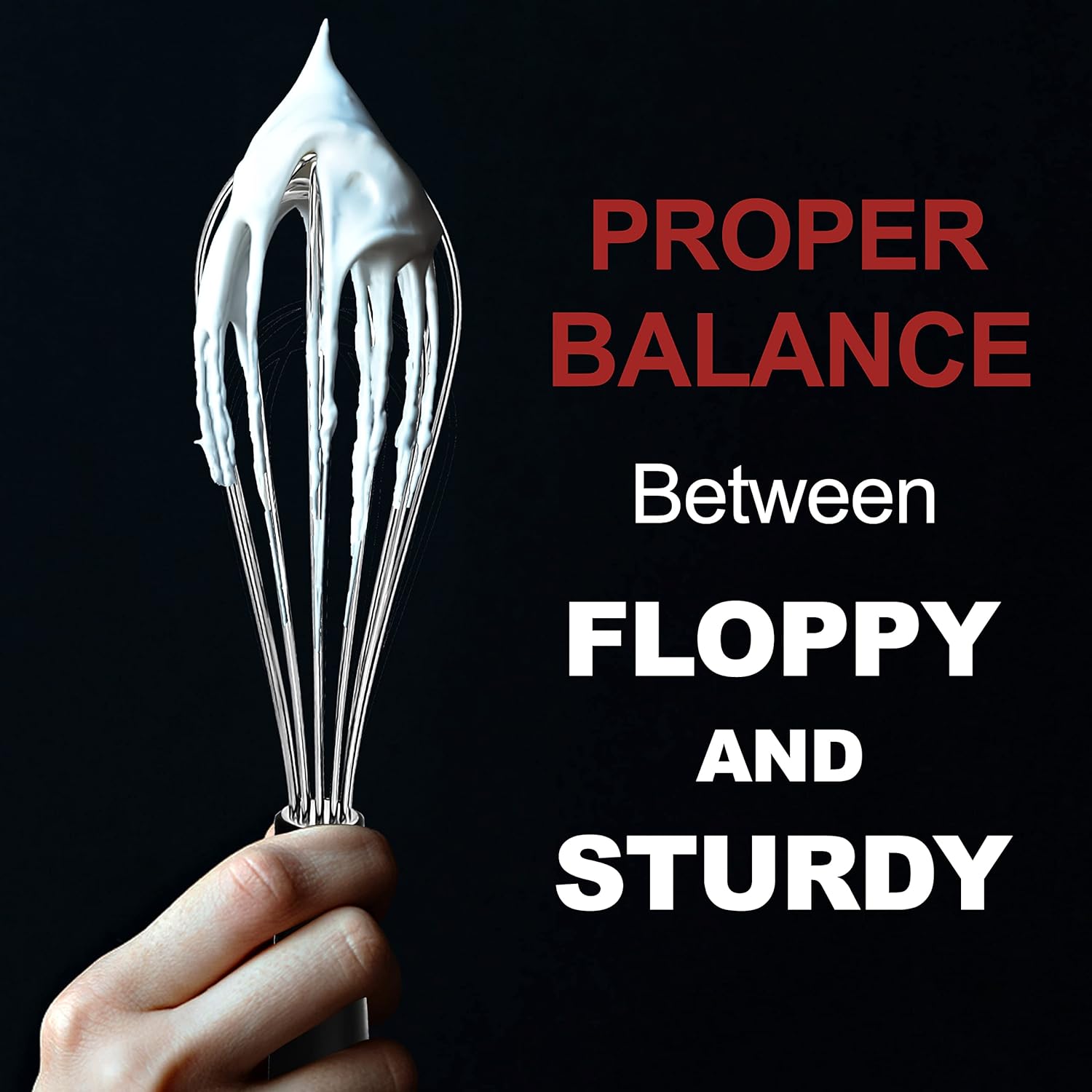 Anaeat Stainless Steel Kitchen Whisk Set of 5, Milk and Egg Beater Blender with Thick Wire for Whisking, Cooking, Baking, Beating and Stirring - 5"+7" Mini Whisk and 8.5''+10.5''+12'' Balloon Whisks - Culinary Roots
