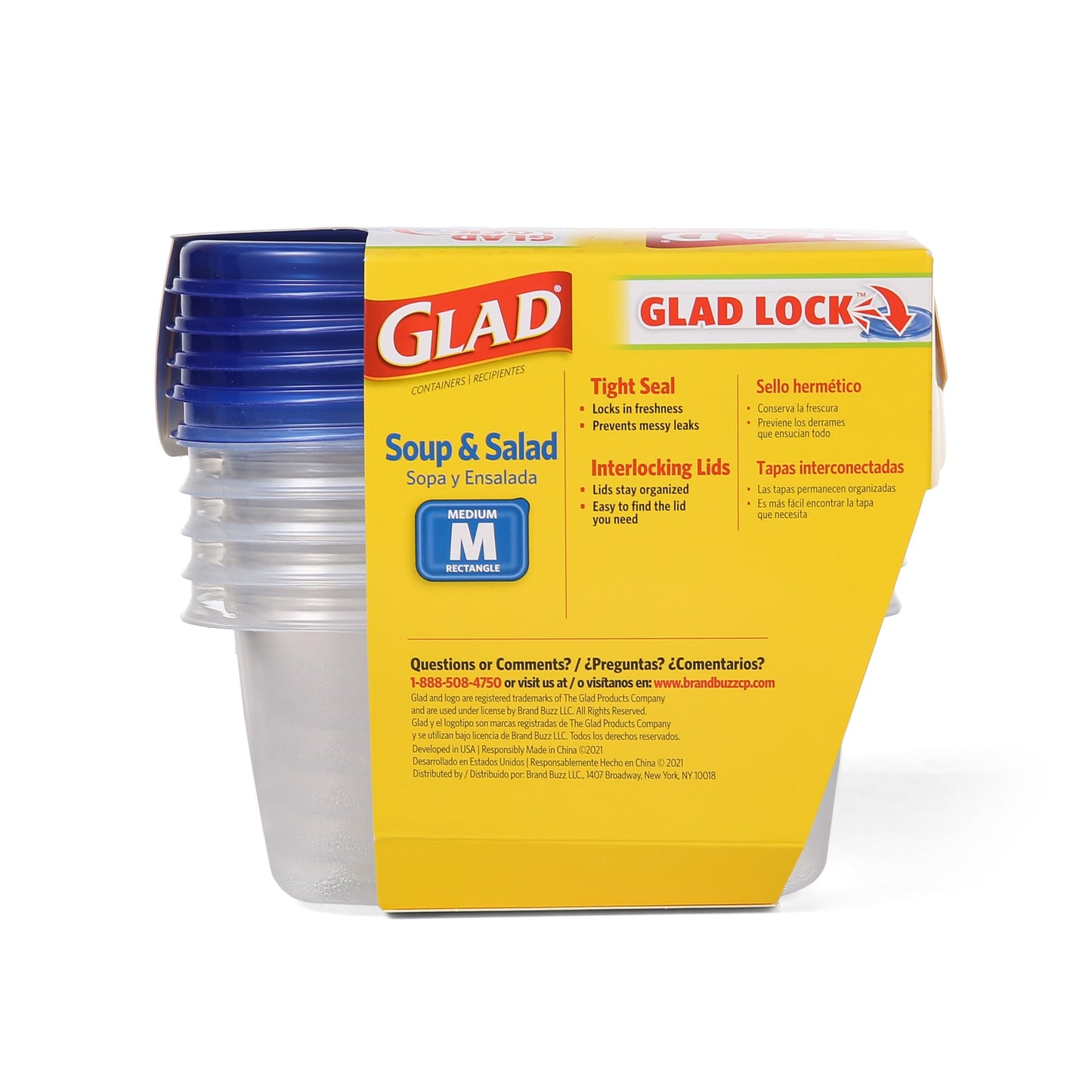 GladWare Medium Rectangle Food Storage Containers (180 Count)