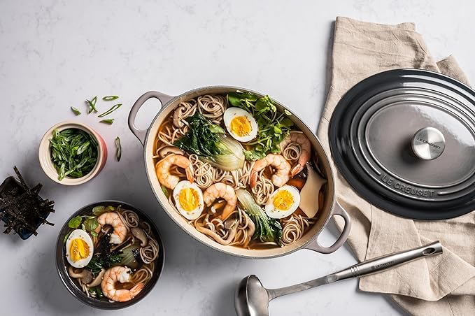 Le Creuset Enameled Cast Iron Signature Oval Dutch Oven, 2.75 qt., Oyster