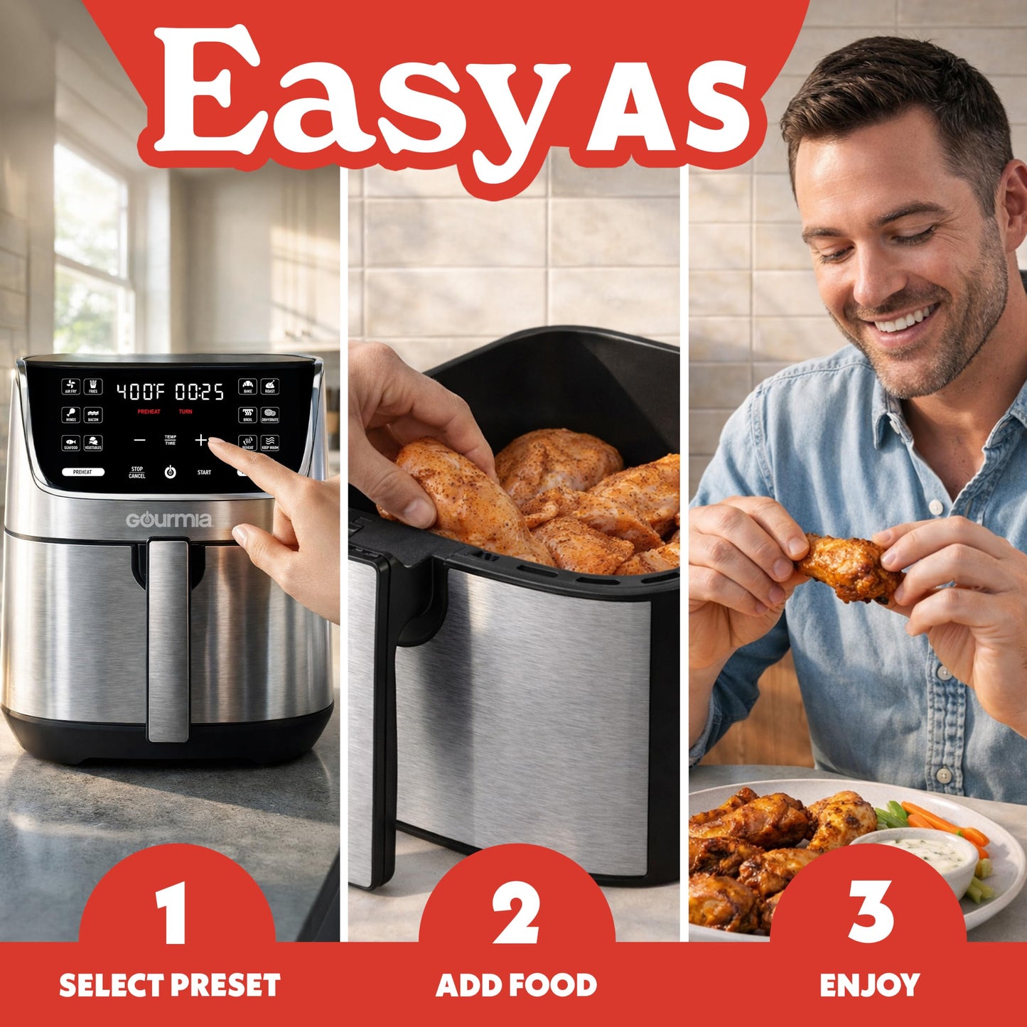 Air Fryer 7 Qt Basket Capacity