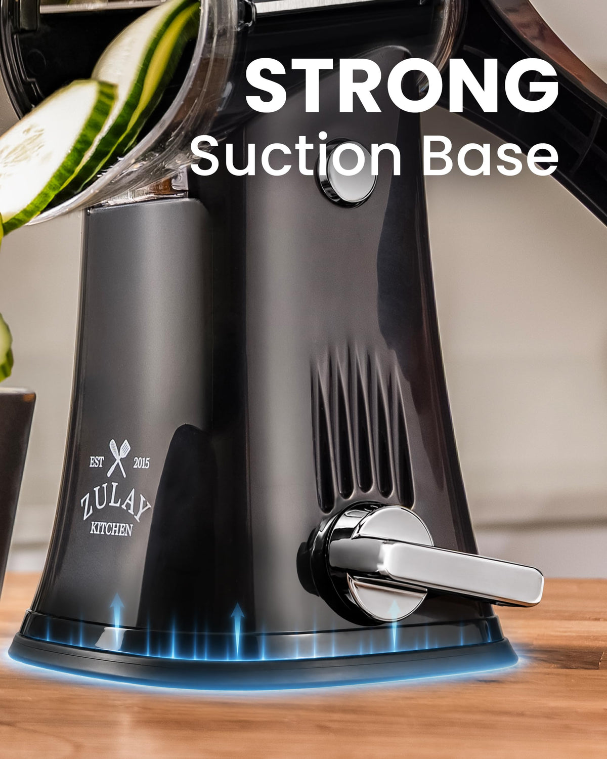 Rotary Cheese Grater Manual Hand Crank 5 Blade Shredder