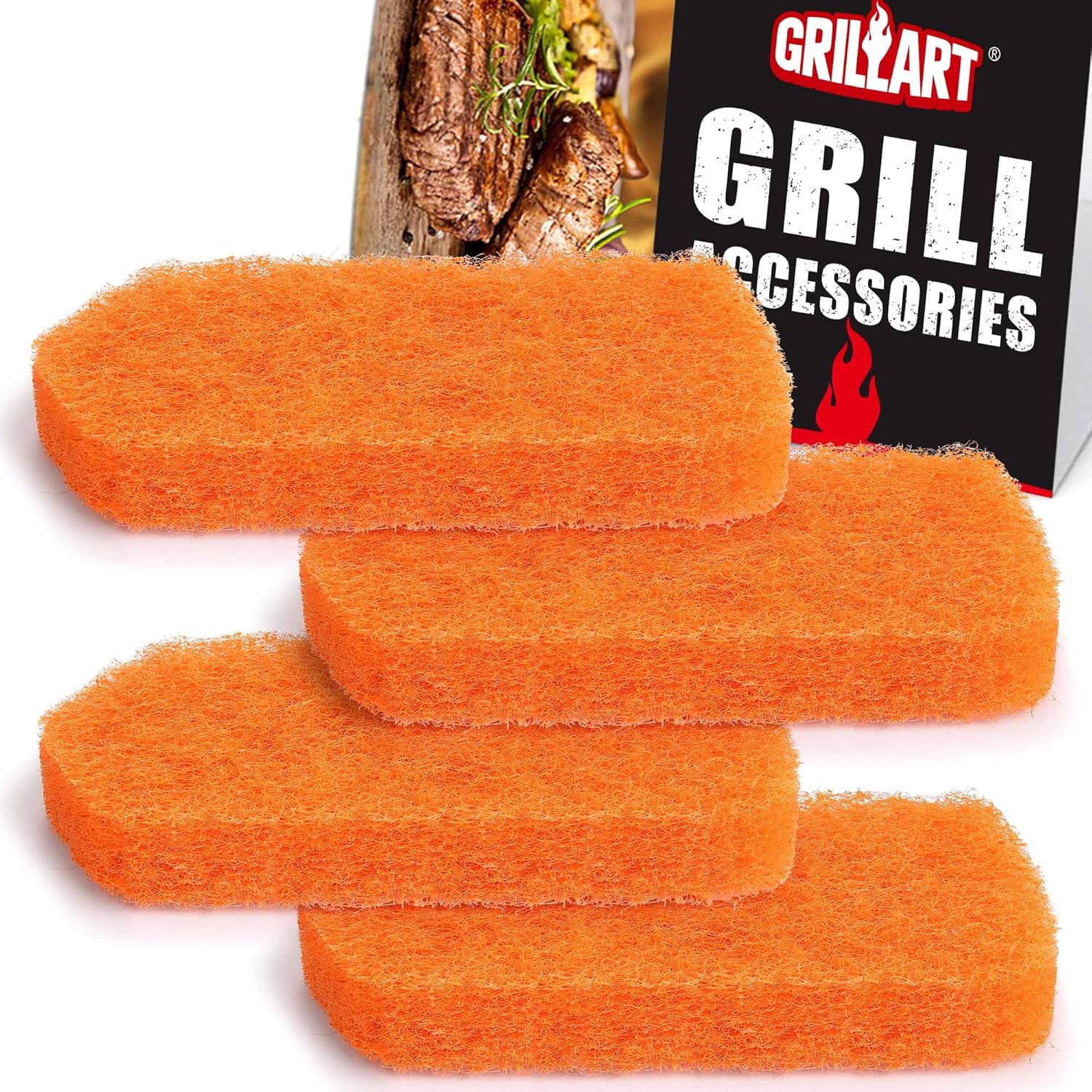 GRILLART Griddle Cleaning Kit for Blackstone, Replacment Scouring Pads(Scour Pads 4PCS) - Culinary Roots