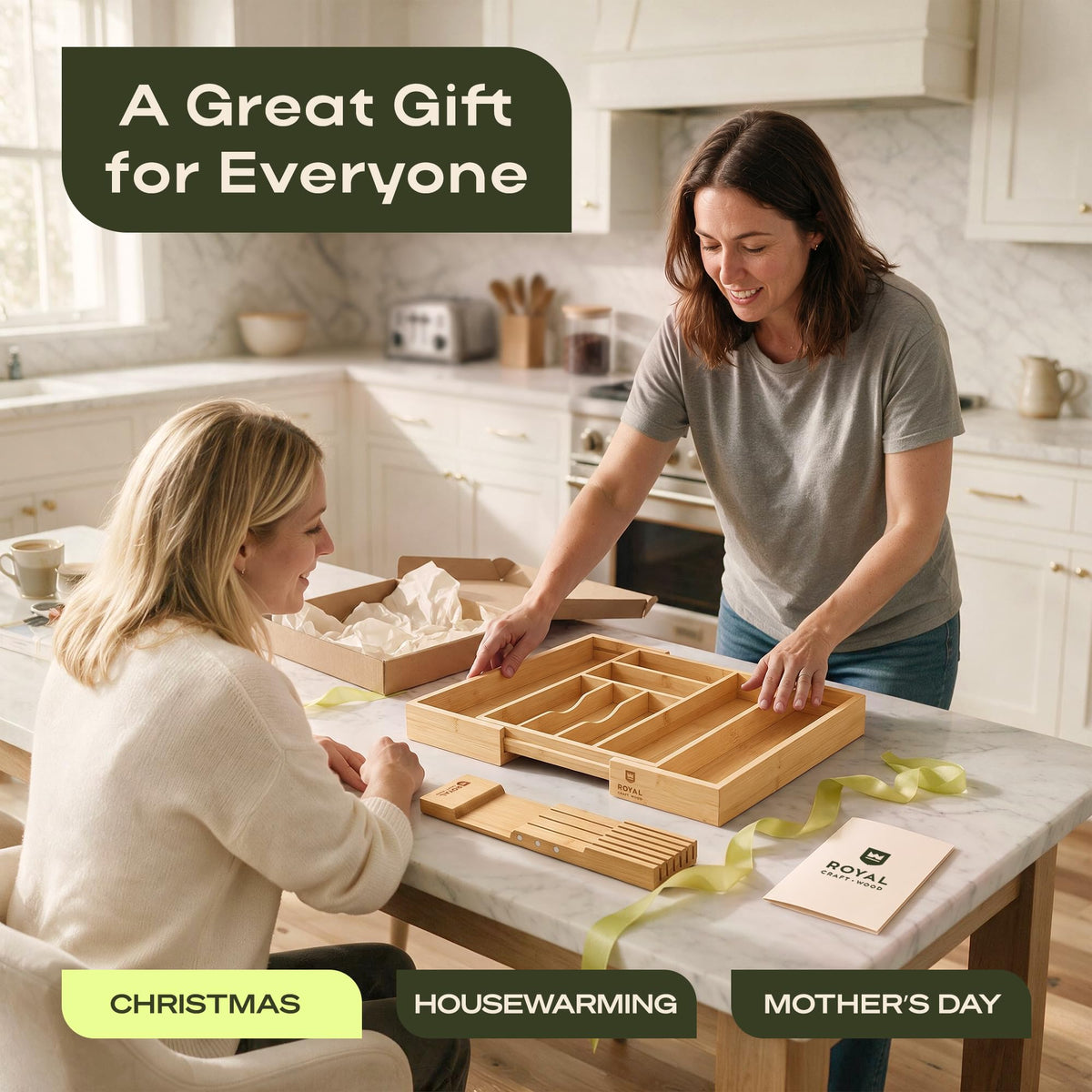 Drawer Organizer for Kitchen Organization