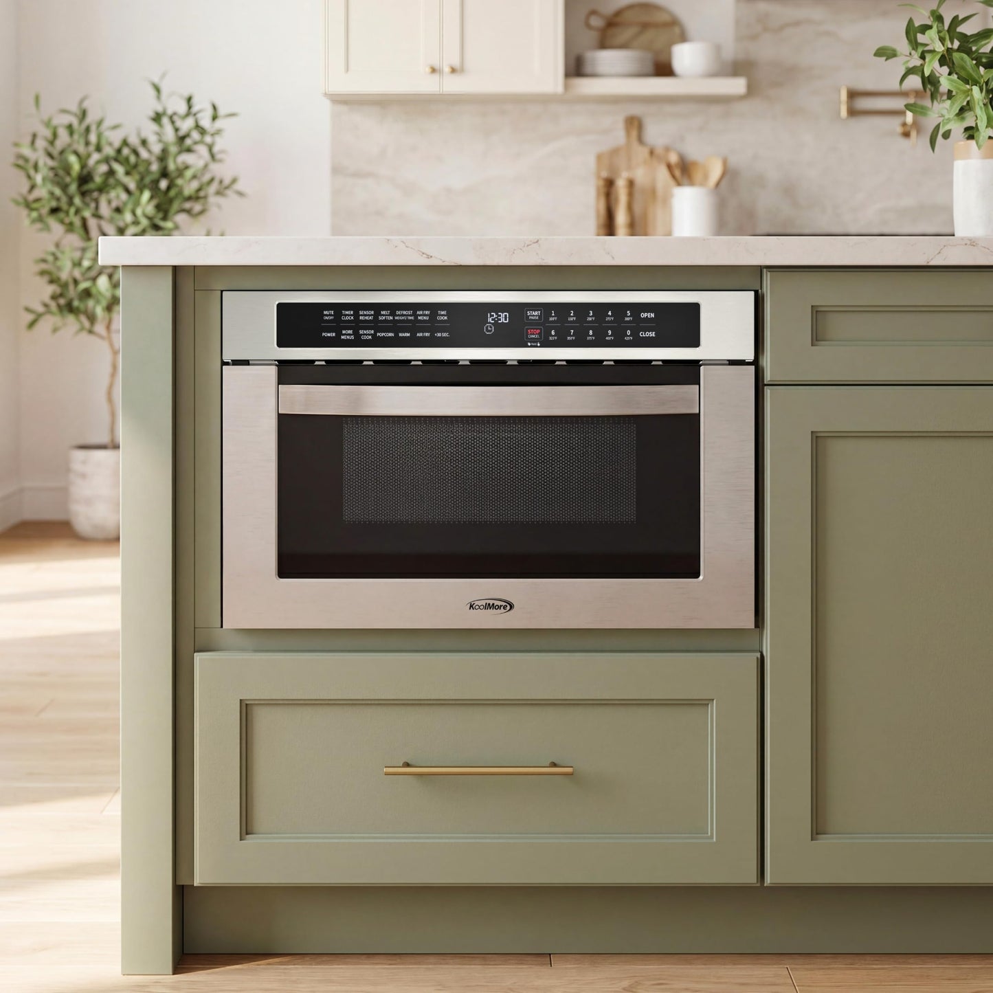 24 in. Built In Microwave Drawer with Air Fry
