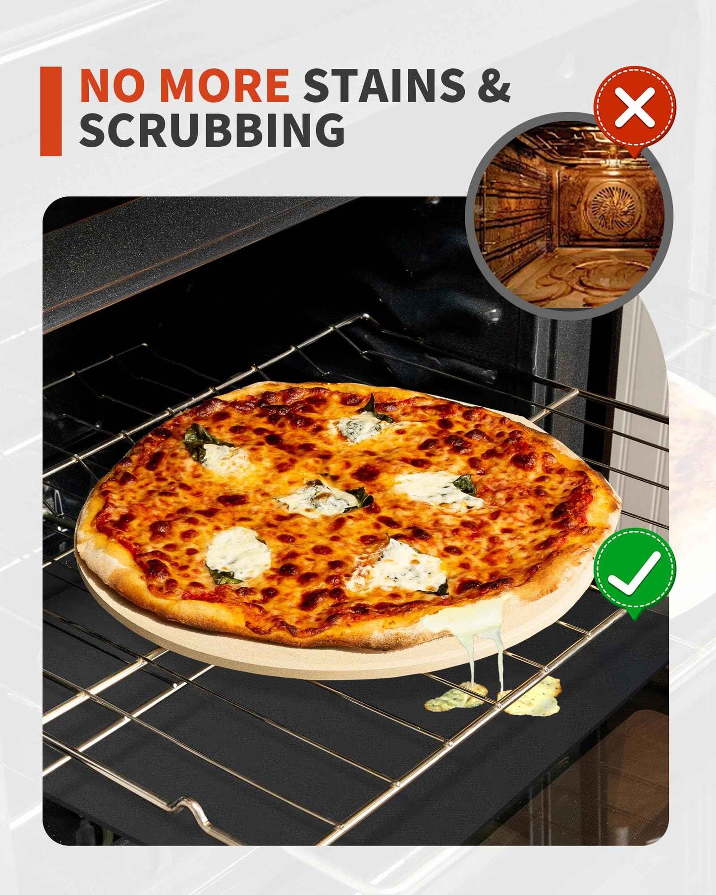 5 Pack Oven Liners for Bottom of Oven