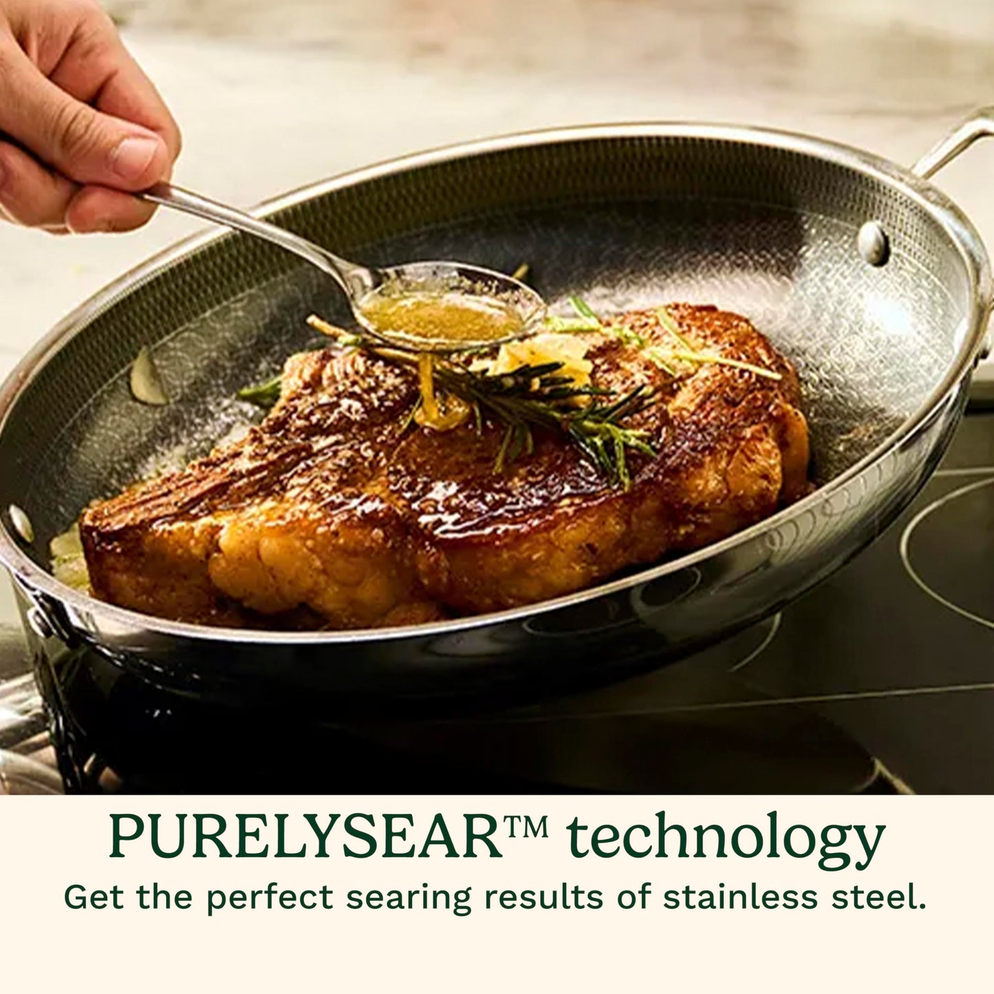 FusionPlus Hybrid Stainless Steel Pan