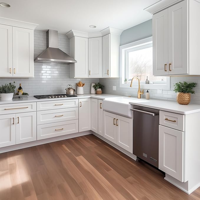 Wall-Mounted Cabinet – Solid Wood Shaker Style Medicine Cabinet with Adjustable Shelves & Soft-Close Doors for Bathroom, Kitchen, and Office Storage (Origami White, 30" W x 12" D x 36" H)